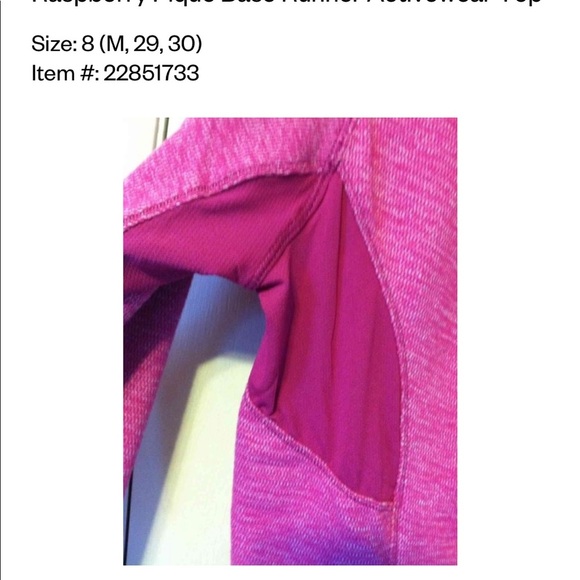 Lululemon long sleeve size 4 Pink - Picture 3 of 4